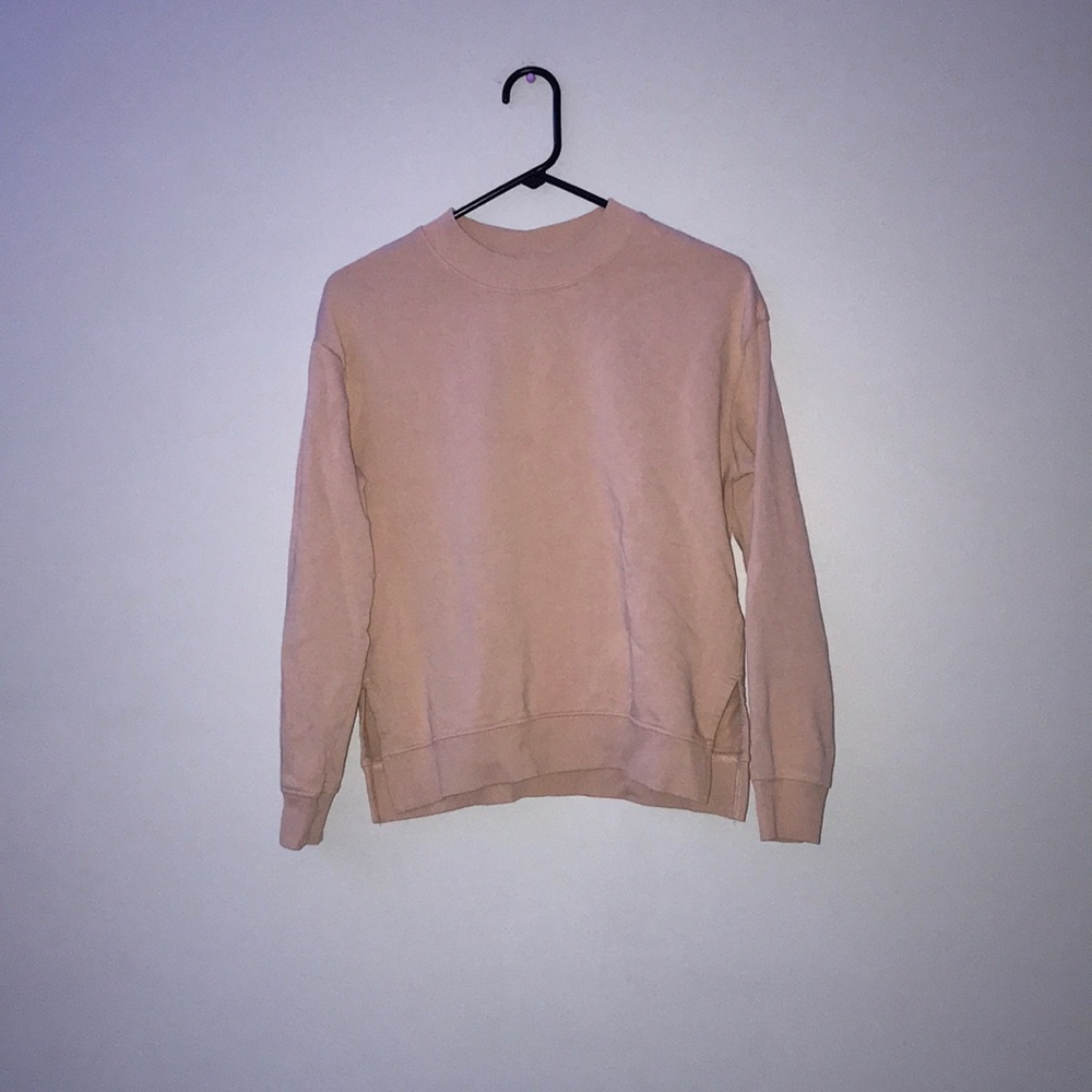 Blush Pink H&M Sweatshirt top fall size small